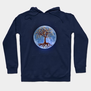 Tree of Life and Full Moon Hoodie